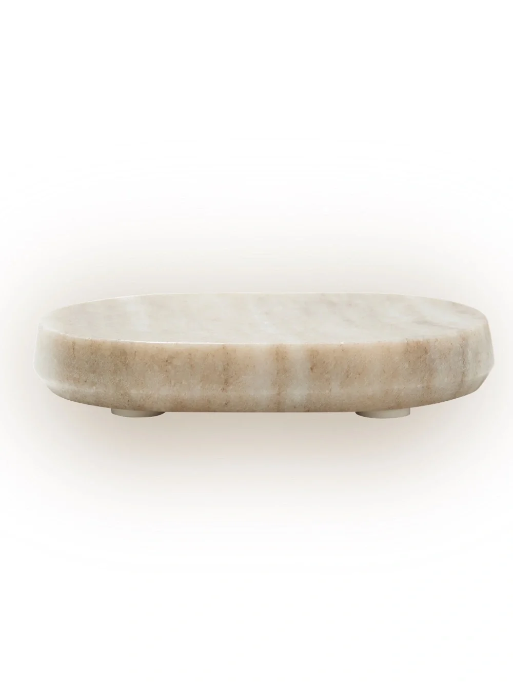 Archipelago Marble Soap Dish – Natural Beige Stone | Spa Bath Luxury